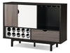 Perth Bar Cabinet with Wine Storage