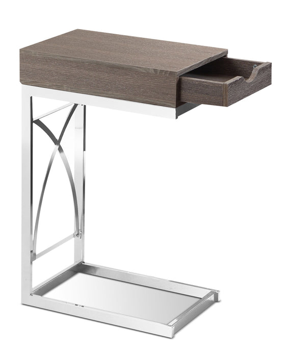 Turin Accent Table – Dark Taupe