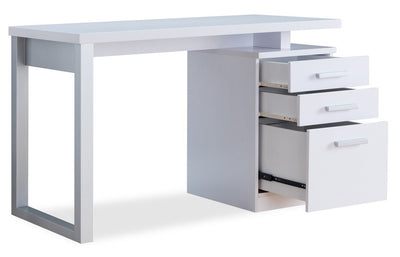 Oscar Reversible Desk - White  