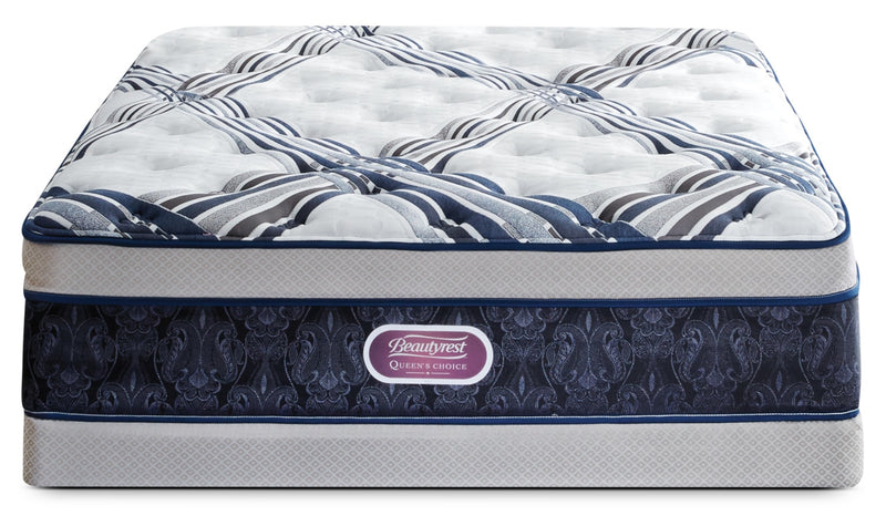 Beautyrest Queen's Choice Buckingham Plush Euro-Top Twin Mattress Set