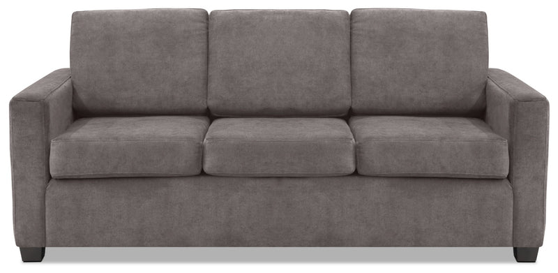 Becca Chenille Full-Size Sofa Bed – Grey