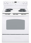 GE 5 Cu. Ft. Electric Range with Self Clean and Certified Sabbath Mode - White - JCBP240DMWW