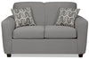 Jeri Fabric Loveseat - Grey