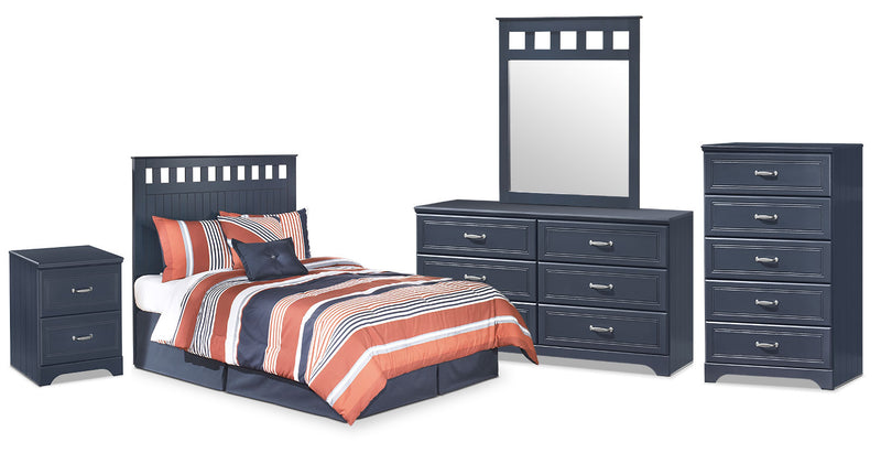 Leo 5-Piece Full Panel Headboard Package