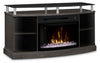 Windham 53\" TV Stand with Multi-Fire XD™ Glass Ember Firebox – Silver