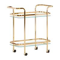 Maliza Bar Cart - Gold 