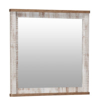 Kaia Bedroom Dresser Mirror, Made in Canada - Whitewash 