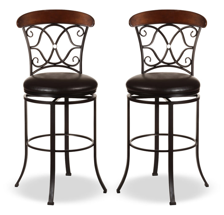 Dundee Swivel Barstool – Set of 2