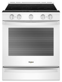 Whirlpool 6.4 Cu. Ft. Smart Electric Range with Air Fry and AquaLift® - White - YWEE750H0HW 