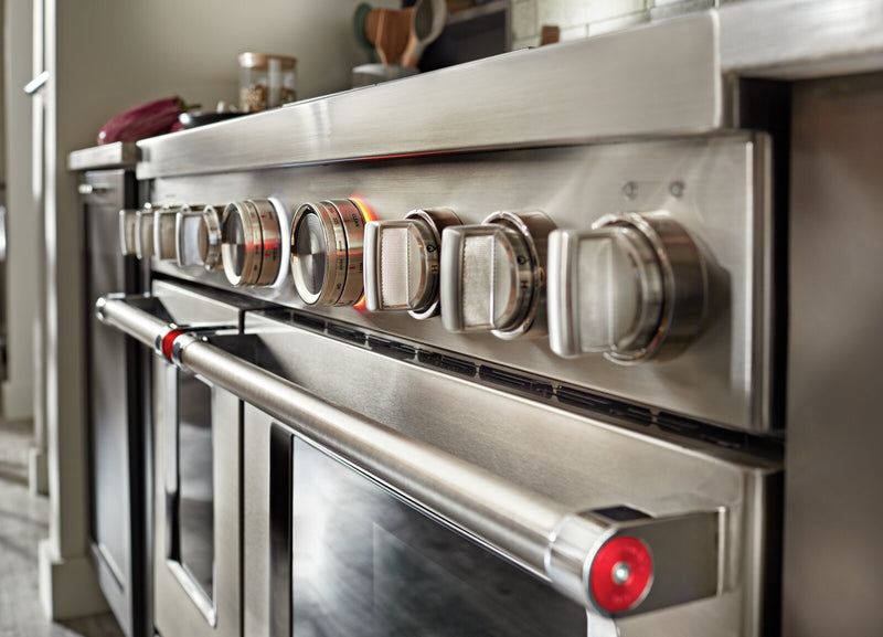 KitchenAid 6.3 Cu. Ft. Smart Dual Fuel Range with Self-Clean and Griddle - Stainless Steel - KFDC558JSS