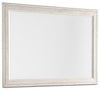 Willowton Bedroom Dresser Mirror, Attachable, Wall Hanging - Whitewash