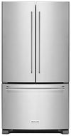 KitchenAid 36\" 25 Cu. Ft. French-Door Refrigerator - Stainless Steel - KRFF305ESS