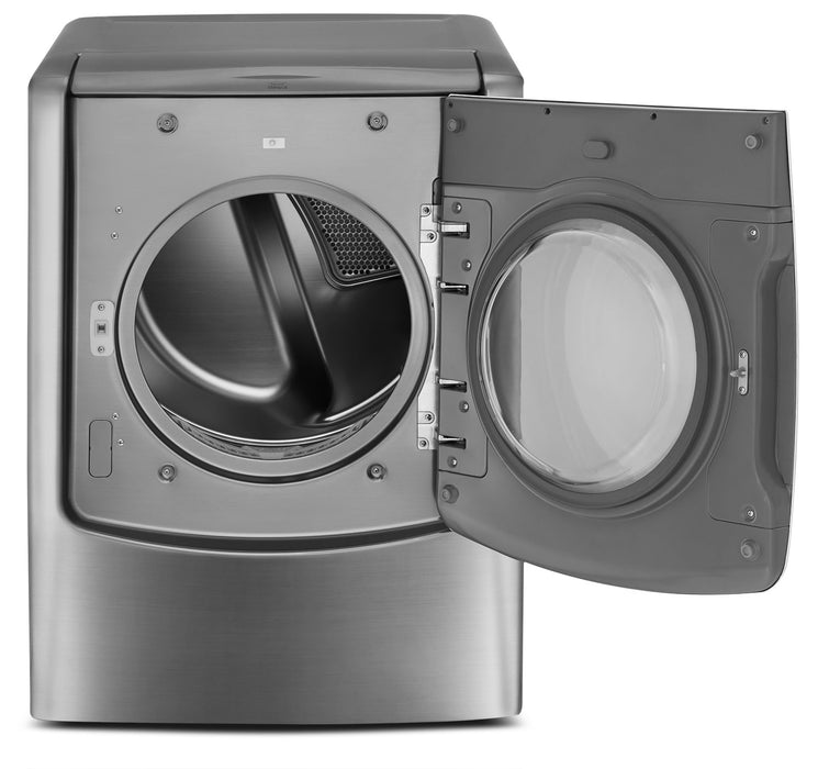 LG 9.0 Cu. Ft. Mega Capacity Gas Steam Dryer – Graphite Steel