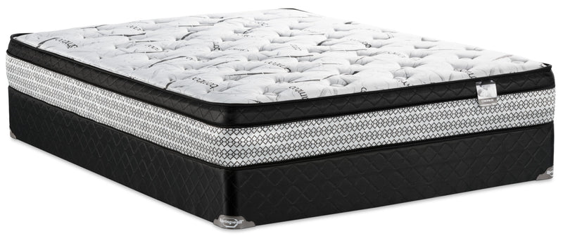 Springwall Fairweather 3 Euro-Top Plush Low-Profile Split Queen Mattress Set