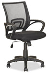 Memphis Soft Fabric Office Chair with Back Support