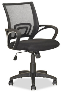 Memphis Soft Fabric Office Chair with Back Support