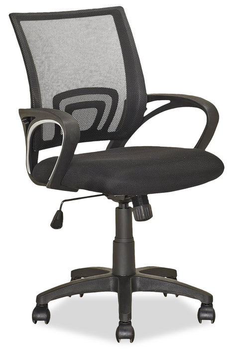 Memphis Soft Fabric Office Chair with Back Support
