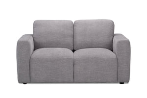 Lotus Chenille Loveseat - Charcoal