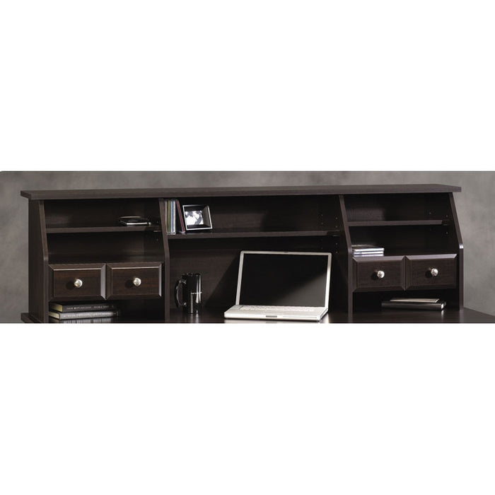 Shoal Creek Desktop Storage Hutch – Jamocha Wood