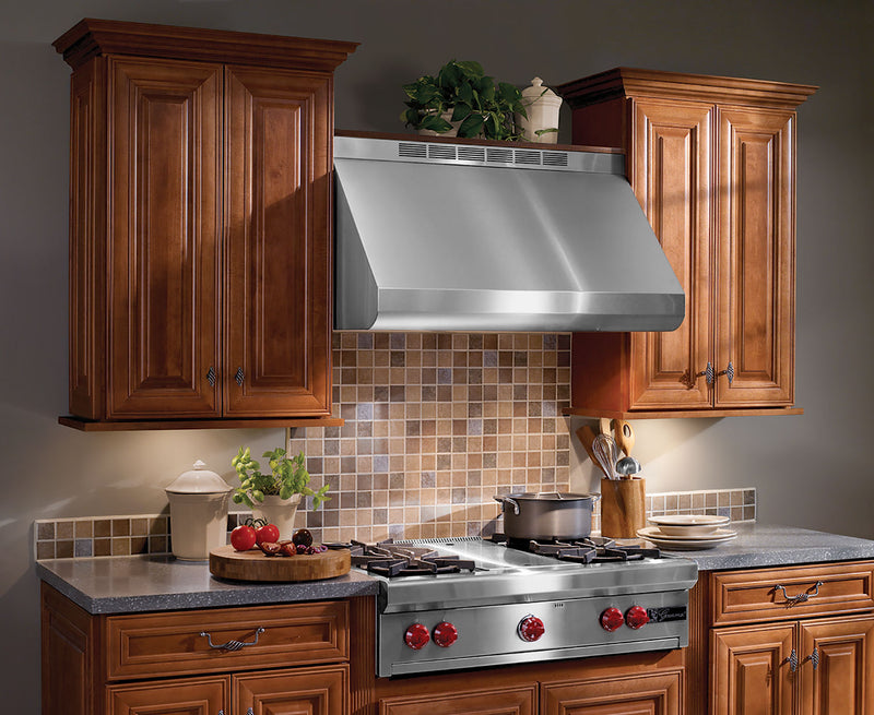 Broan 36\" Pro-Style Wall-Mounted Range Hood – E6036TSSLC
