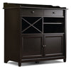 Edge Water Accent Cabinet with Wine Storage – Estate Black