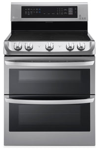 LG 7.3 Cu. Ft. Electric Range with Double Oven and ProBake Convection® - Smudge Proof Stainless Stee… 