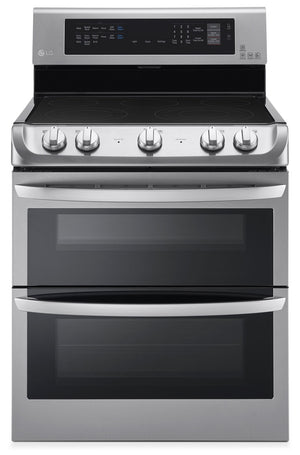 LG 7.3 Cu. Ft. Electric Range with Double Oven and ProBake Convection® - Smudge Proof Stainless Steel - LDE5415ST