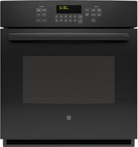 GE 27” Electric Convection Single Wall Oven – Black