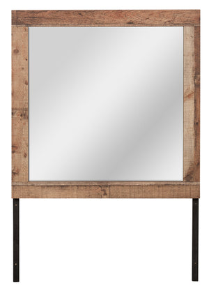 Mojave Bedroom Dresser Mirror, Rustic - Natural Brown