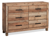 Mojave Bedroom 6-Drawer Dresser, 57.4