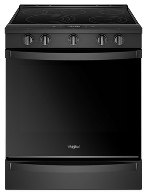 Whirlpool 6.4 Cu. Ft. Smart Electric Range with Air Fry and AquaLift® - Black - YWEE750H0HB