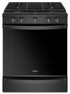 Whirlpool 5.8 Cu. Ft. Smart Gas Range with Air Fry and AquaLift® - Black - WEG750H0HB