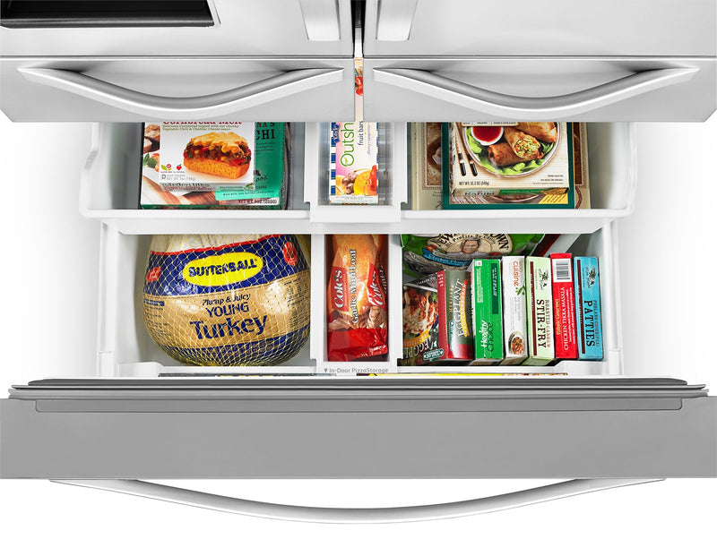 Whirlpool 26 Cu. Ft. Double Drawer Refrigerator – WRV986FDEM