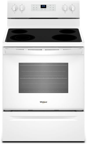 Whirlpool 5.3 Cu. Ft. Electric Range with Self-Clean - White - YWFE521S0HW