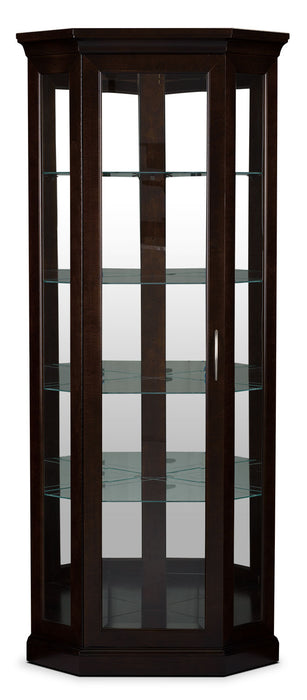 London Corner Display Cabinet