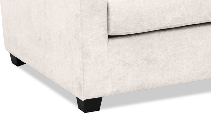 Becca Chenille Full-Size Sofa Bed – Silver