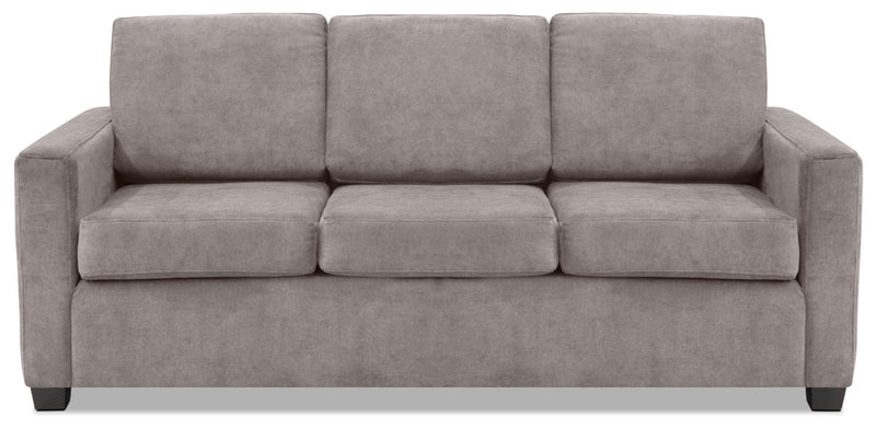 Becca Chenille Full-Size Sofa Bed – Ash
