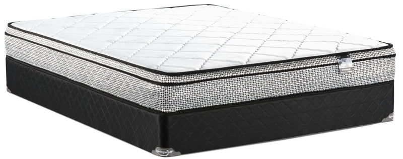 Springwall Odin 3 Euro-Top Firm Low-Profile Split Queen Mattress Set