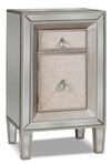 Enna 16\" Accent Cabinet - Antiqued Silver