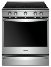 Whirlpool 6.4 Cu. Ft. Smart Electric Range with Air Fry and AquaLift® - Fingerprint Resistant Stainl… 