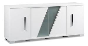 Raia Dining Server with Storage, Modern, 79.5