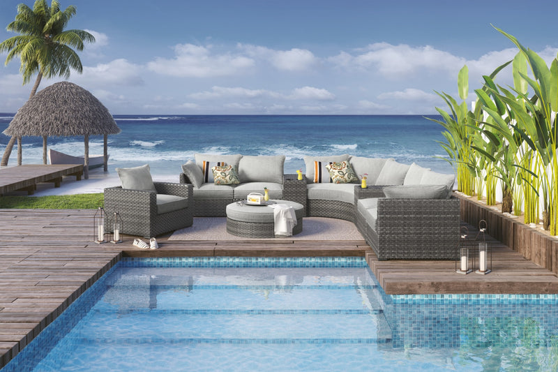 Salem Patio Armless Chairs, Set of 2