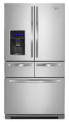 Whirlpool 26 Cu. Ft. Double Drawer Refrigerator – WRV986FDEM