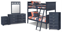 Leo 7-Piece Twin Bunk Bed Package