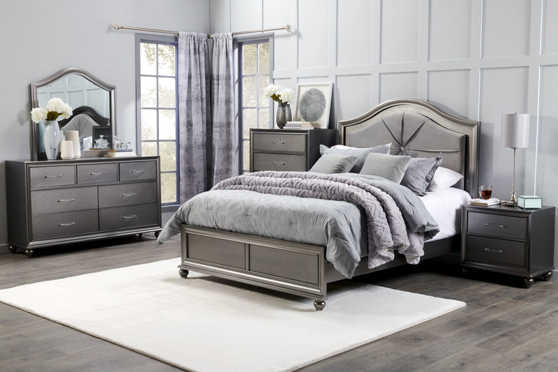 Polished Nickel with Crystal 2-Piece Table Lamp Set