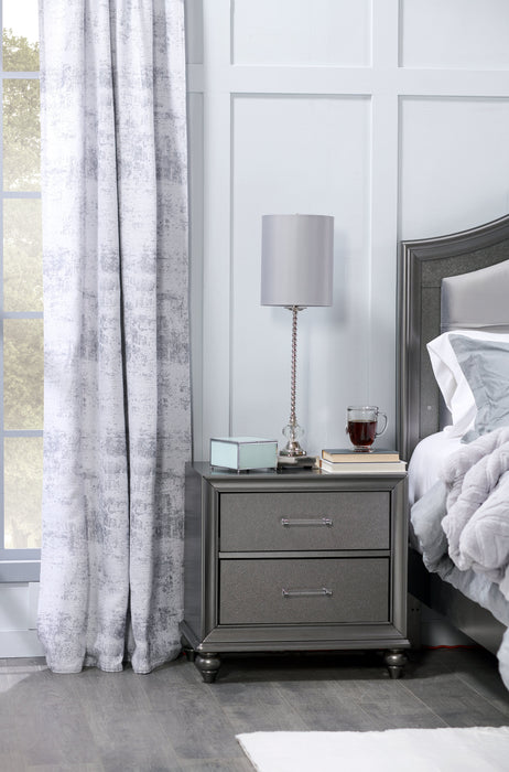 Polished Nickel with Crystal 2-Piece Table Lamp Set