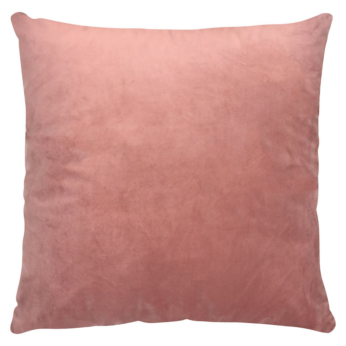 Velvet-Look Accent Pillow - Pink 