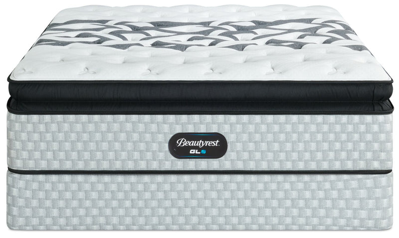 Beautyrest GL8 Euro Pillowtop Twin Mattress Set