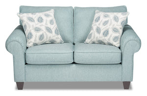 Scarlett Chenille Loveseat - Marine