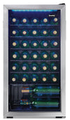 Danby 17.5\" 3.3 Cu. Ft. Single-Door Wine Cooler - Stainless - DWC036A1BSSDB-6